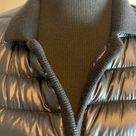 Lauren Ralph Lauren Black Puffer Sweater Coat Sz M - Picture 4 of 12